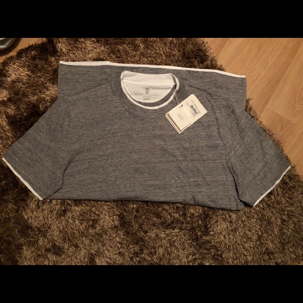BRUNELLO CUCINELLI MENS T-SHIRT